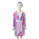 Women Anime K-Pop: Demon Hunters Zoey Cosplay Costume Warm Purple Pajamas - AwwwCos