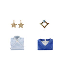 Women Anime Roco Kingdom: World Shirley Cosplay Costume Blue Dress
