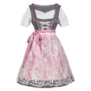Women Beer Festival Oktoberfest Party Cosplay Costume Gray Dress - AwwwCos