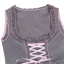 Women Beer Festival Oktoberfest Party Cosplay Costume Gray Dress - AwwwCos