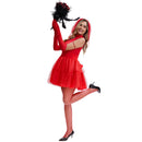Women Bride Cosplay Red Gothic Wedding Dress Goth Bride The Dead Costume - AwwwCos
