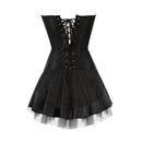 Women Bustier Lingerie Peacock Feather Corsets Dress Bodshaper Bodice - AwwwCos
