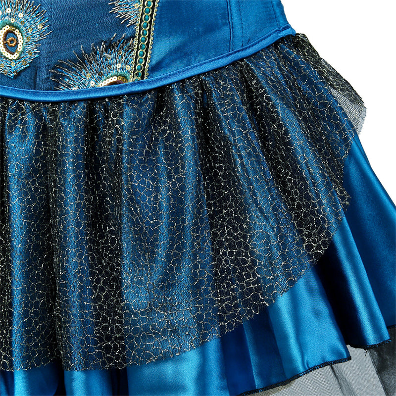 Women Bustier Lingerie Peacock Feather Corsets Dress Bodshaper Bodice