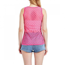 Women Casual Neon Fishnet Tank Slim Fit Party Blouse Vest - AwwwCos