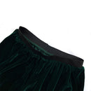 Women Christmas Party Elf Cosplay Costume Green Sleeveless Dress Shorts Hat - AwwwCos