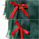 Women Christmas Party Elf Cosplay Costume Green Sleeveless Dress Shorts Hat - AwwwCos