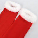 Women Christmas Party Event Waist-strap Irregular Red Dress