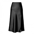 Women Cocktail Party Wedding Elegant Spring High Waist Midi Satin Skirts