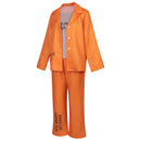 Women Cool Prisoner Uniform Cosplay Costume Orange Outfits - AwwwCos