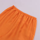 Women Cool Prisoner Uniform Cosplay Costume Orange Outfits - AwwwCos