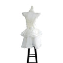 Women Cute Bunny Cosplay Costume Lolita Sweet Satin Tulle Swimsuit Dress Accessories