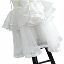 Women Cute Bunny Cosplay Costume Lolita Sweet Satin Tulle Swimsuit Dress Accessories
