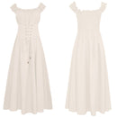 Women Darkness Corset Summer Renaissance Dress with Pocket - AwwwCos