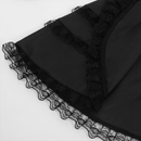 Women Double Breasted Victorian Coat Tuxedo Gothic Lace Hem Tailcoat - AwwwCos