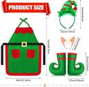 Women Elf Cosplay Costume Play Set Apron Plush Hat Ear for Party - AwwwCos