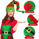 Women Elf Cosplay Costume Play Set Apron Plush Hat Ear for Party - AwwwCos