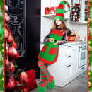 Women Elf Cosplay Costume Play Set Apron Plush Hat Ear for Party - AwwwCos