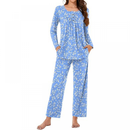 Women Fall Pajama Sets Ladies 2-Piece Lounge Indoor Sleepwear - AwwwCos