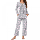 Women Fall Pajama Sets Ladies 2-Piece Lounge Indoor Sleepwear - AwwwCos