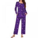 Women Fall Pajama Sets Ladies 2-Piece Lounge Indoor Sleepwear - AwwwCos