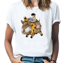 Women Fashion Crew Neck Tee Tops Personalized Short Sleeve T Shirt