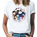 Women Fashion Crew Neck Tee Tops Personalized Short Sleeve T Shirt