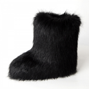 Women Faux Fur Fuzzy Snow Boots Fluffy Comfortable Winter Mid-Calf Boots - AwwwCos