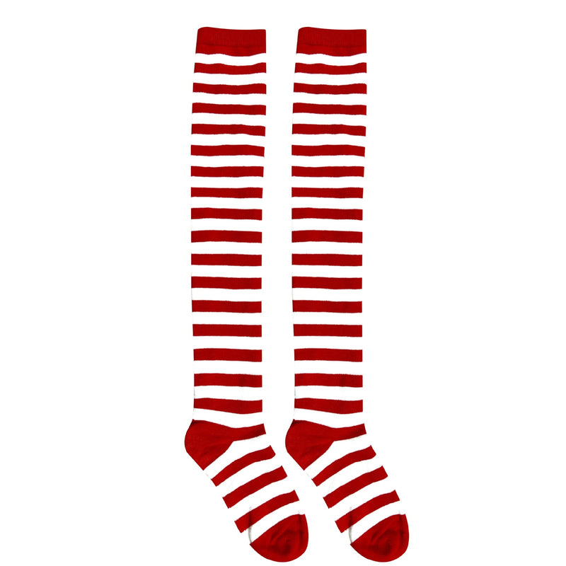 Women Female Christmas Mrs Claus Elf Cosplay Costume Accessory Full Set - AwwwCos