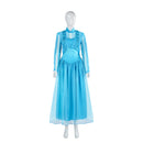 Women Film Beetlejuice Astrid Cosplay Costume Blue Dress - AwwwCos