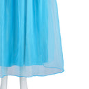 Women Film Beetlejuice Astrid Cosplay Costume Blue Dress - AwwwCos