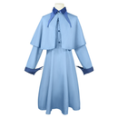 Women Film Hibiscus Delacur Cosplay Costume Blue Boothbarton School Uniform - AwwwCos