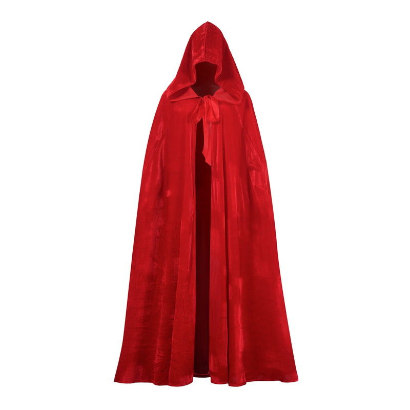 Women Film Snow White Cosplay Costume Red Cloak
