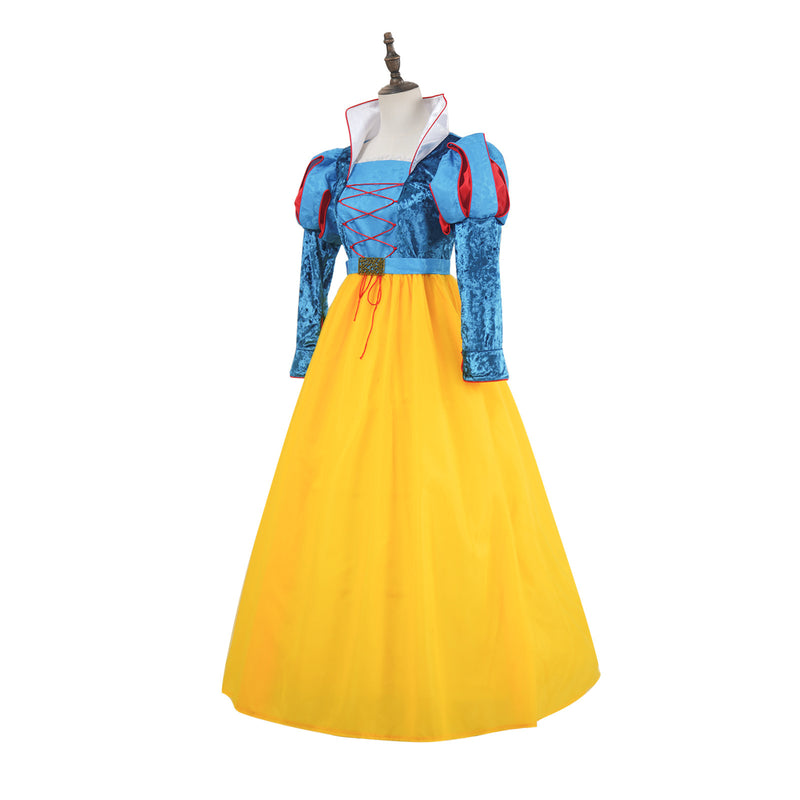 Women Film Snow White Cosplay Costume Red Cloak