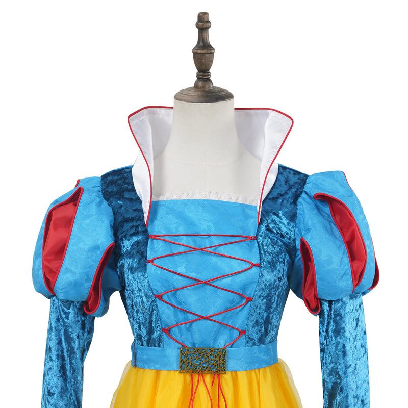 Women Film Snow White Cosplay Costume Red Cloak