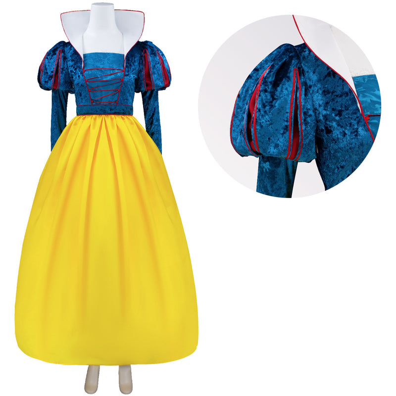 Women Film Snow White Queen Cosplay Costume Dress