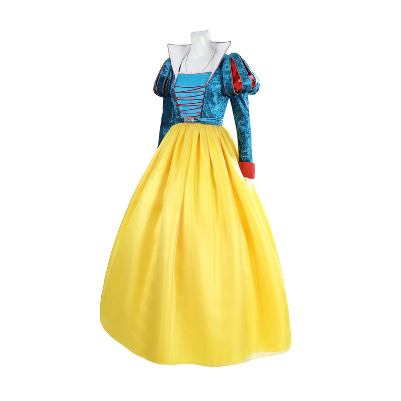 Women Film Snow White Cosplay Costume Luxurious Dress