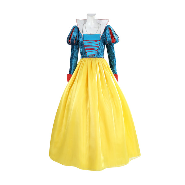 Women Film Snow White Cosplay Costume Luxurious Dress