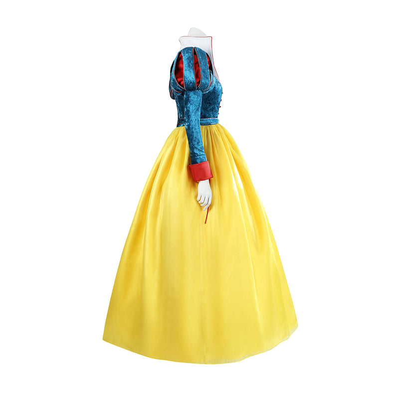 Women Film Snow White Cosplay Costume Luxurious Dress