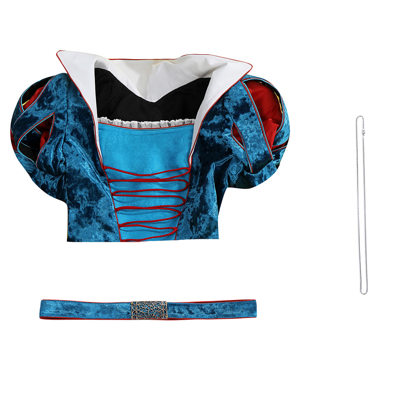 Women Film Snow White Cosplay Costume Luxurious Dress