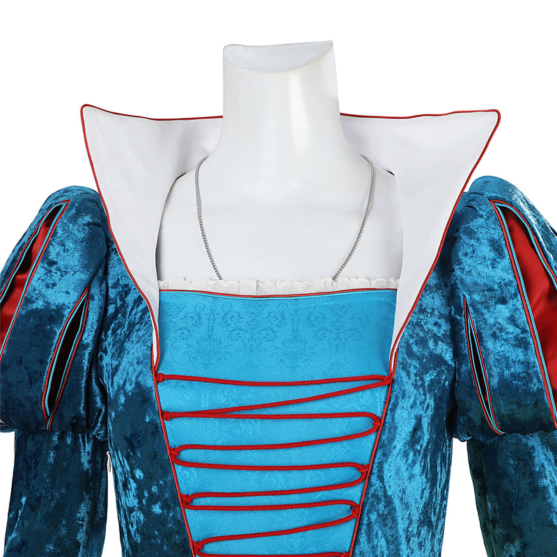 Women Film Snow White Cosplay Costume Luxurious Dress