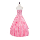 Film Wicked Glinda Cosplay Costume Pink Sequin Corset Skirt - AwwwCos