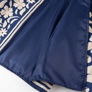 Women Floral Quilted Jacket Short Front Open Print Lightweight Coat - AwwwCos