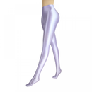 Women Footed Leggings Metallic Dance Shiny Leggings Shimmer Pants Glitter Tights - AwwwCos