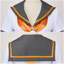 Women Game FGO Kishinami Hakuno Cosplay Costume Sailor Suit - AwwwCos