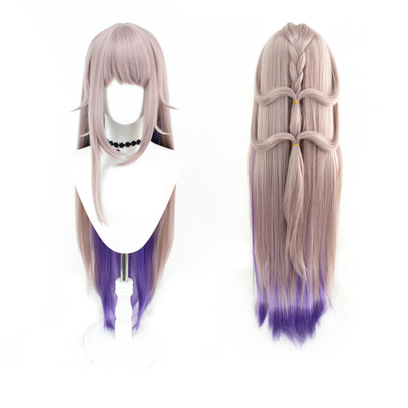 Women Game Honkai: Star Rail Herta Cosplay Light Brown Purple Wig - AwwwCos