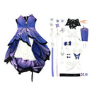 Women Game Honkai: Star Rail Xueyi Dreamflutter Cosplay Costume Purple Dress