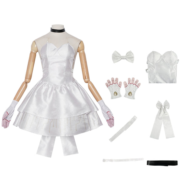 Women Game Moonlight Moth Silver Waves Cosplay Costume