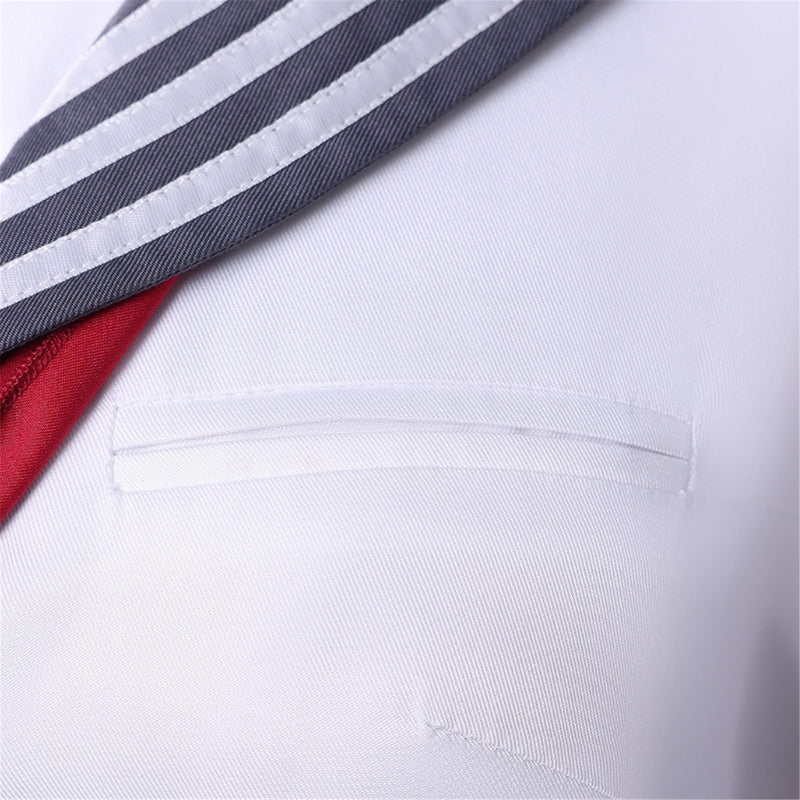 Women Game Silent Hill Shimizu Hinako Cosplay Costume Top Grey Pleated Skirt