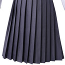 Women Game Silent Hill Shimizu Hinako Cosplay Costume Top Grey Pleated Skirt