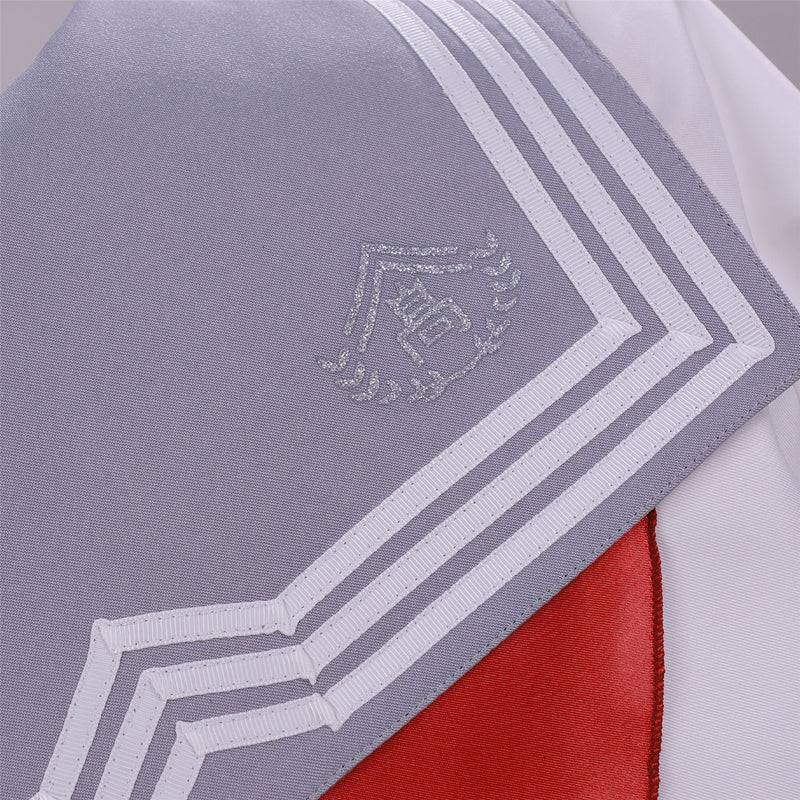 Women Game Silent Hill Shimizu Hinako Cosplay Costume Top Light Grey Skirt